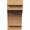 Ekena Millwork Mediterranean Rough Sawn Rafter Tail, Western Red Cedar, 4"W x 8"H x 12"L RFT04X08X12MED00RWR - alternate 2
